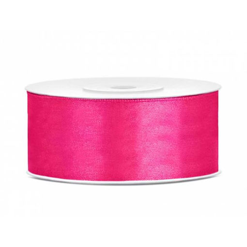 Picture of SATIN RIBBON DARK PINK 25MM PER METRE